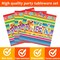 96 Pieces Fiesta Party Decorations Mexican Plates Tableware Set for Cinco De Mayo Party Decorations Supplies Mexican Themed Paper Dessert Plates Napkins Forks for 24 Guests Birthday Party Favors